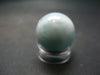 Genuine Blue Aquamarine Sphere Ball From Brazil - 0.6" - 6.28 Grams