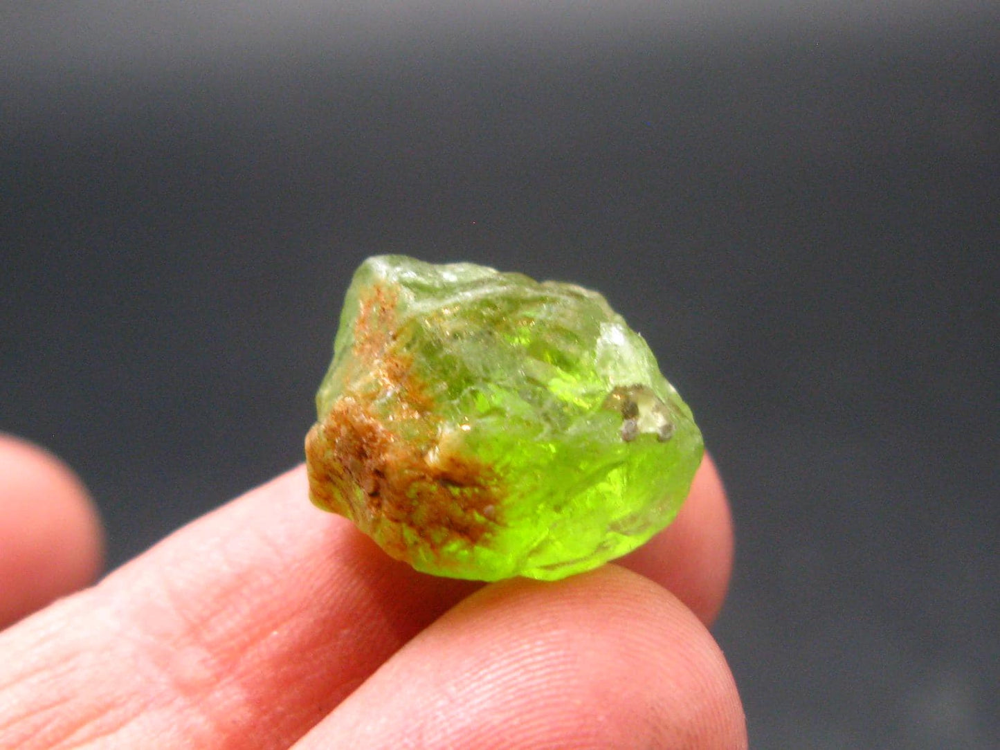 Rare 13.5 Carat Gem Peridot Olivine Crystal from Arizona, USA - 0.5"