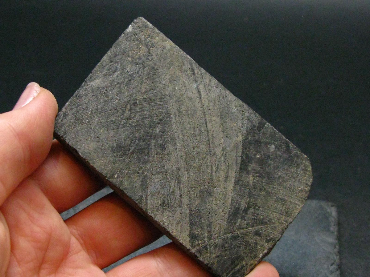 Rare Nuumite Nuummite Slab From Greenland - 34.14 Grams - 2.9"