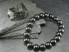 Shungite Genuine Bracelet ~ 7 Inches ~ 10mm Round Beads