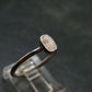 Muonionalusta Meteorite Sterling Silver Ring from Sweden - 1.52 Grams - Size 7