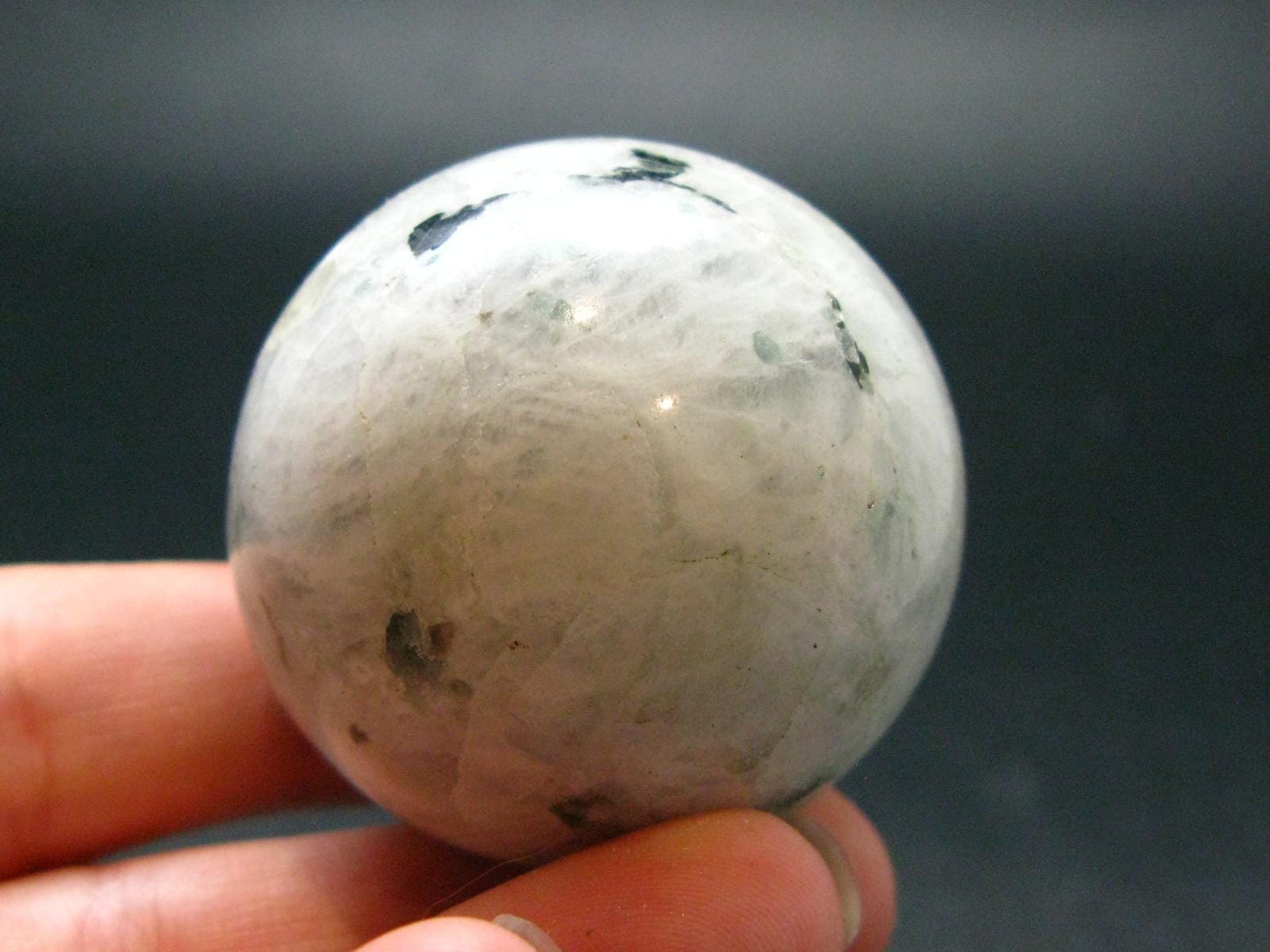 Moonstone Sphere from India - 1.6"