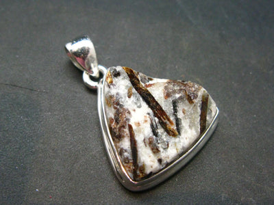 Astrophylite Astrophyllite Silver Pendant From Russia - 1.3" - 8.47 Grams