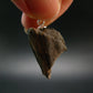 Rare ISUA Unpolished Stone Silver Pendant From Greenland - 1.1" - 3.77 Grams