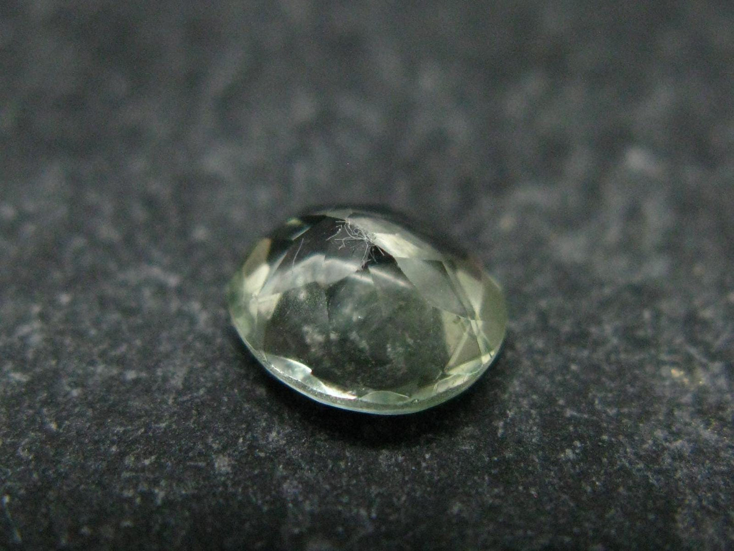 Green Facetted Herderite Cut Gem From Brazil - 1.11 Carats