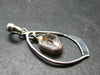 Fine Natural Herkimer Diamond Silver Pendant From New York - 1.9" - 5.27 Grams