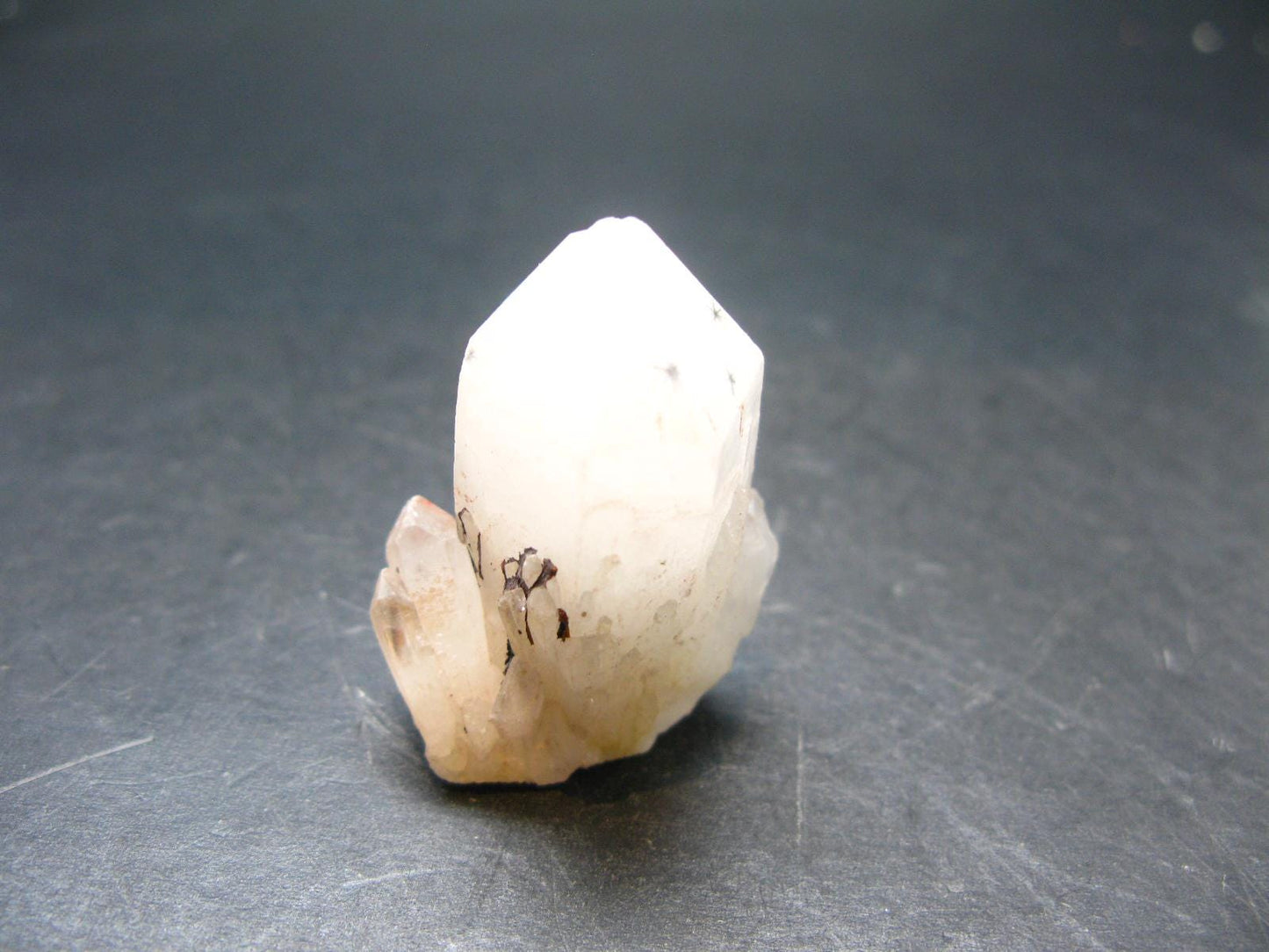 Hollandite in Quartz Crystal from Madagascar - 1.4" - 22.04 Grams
