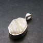 Very Rare White Cryolite 925 Silver Pendant from Greenland - 0.7" - 1.34 Grams