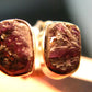 Alexandrite Stud Earrings Sterling Silver From Zimbabwe - 1.73 Grams