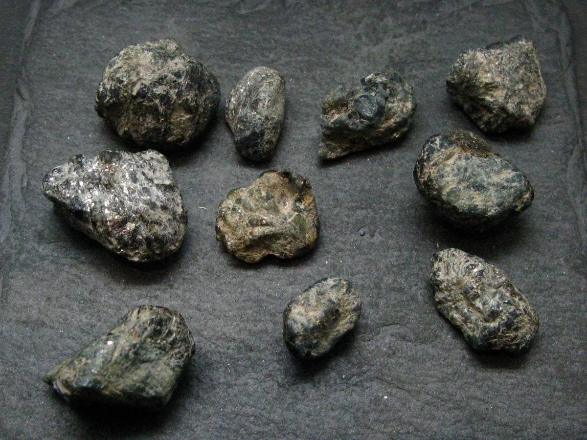 Lot of 10 Alexandrite Chrysoberyl Crystals From Zimbabwe - 41.41 Grams