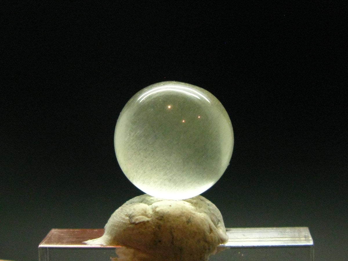 Rare Libyan Tektite Glass Sphere Ball From Libya - 1.83 Grams - 1.0 Centimeters
