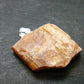 Orange Kyanite Crystal Silver Pendant From Tanzania - 1.1" - 6.0 Grams