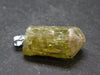 Large Gold Apatite Tumbled Pendant from Mexico - 7.72 Grams - 1.2"