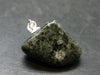 Rare Stonehenge Bluestone SS Pendant From Wales UK - 1.0" - 5.73 Grams