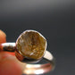 Green Herderite Silver Ring From Brazil - 1.82 Grams - Size 8