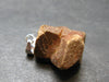 Staurolite Silver Pendant From USA - 0.8" - 3.55 Grams