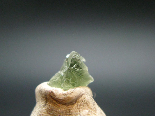 Moldavite Tektite Raw Bead from Czech Republic - 8 mm - 1.40 Carats
