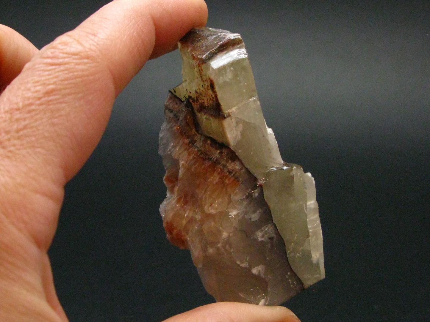 Tricolor Calcite Crystal from Mexico - 52.18 Grams - 2.5"