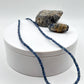 Blue Sapphire Beaded Necklace: Genuine Gemstone Jewelry, September Birthstone
