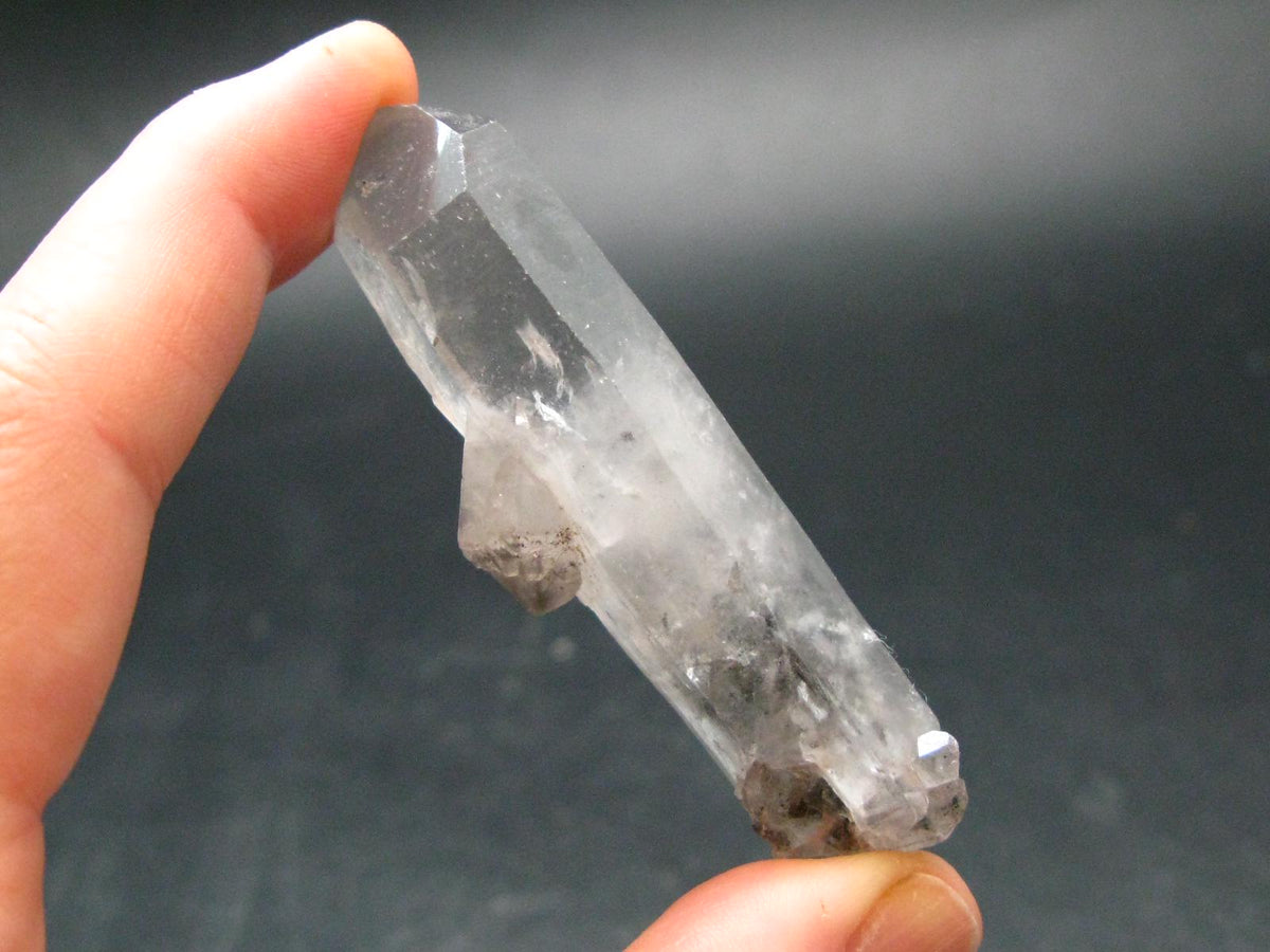 Nice Tibetan Black Quartz Tumbled Stone from Tibet - 2.5" - 21.91 Grams