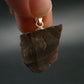 Rare Axinite Crystal Silver Pendant From Russia - 0.9" - 2.06 Grams