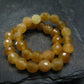 Rare Golden Apatite Genuine Bracelet From Mexico ~ 7 Inches ~ 6mm Facetted Beads