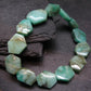 Emerald Genuine Bracelet ~ 7 Inches ~ 15mm Facetted Beads