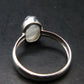 Natrolite Silver Ring From Russia - 2.0 Grams - Size 8
