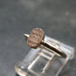 Muonionalusta Meteorite Sterling Silver Ring from Sweden - 1.42 Grams - Size 5