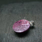 Star Ruby Sterling Silver Pendant - 0.9" - 3.27 Grams