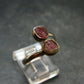 Watermelon Tourmaline Sterling Silver Ring - Size 9 - 2.29 Grams