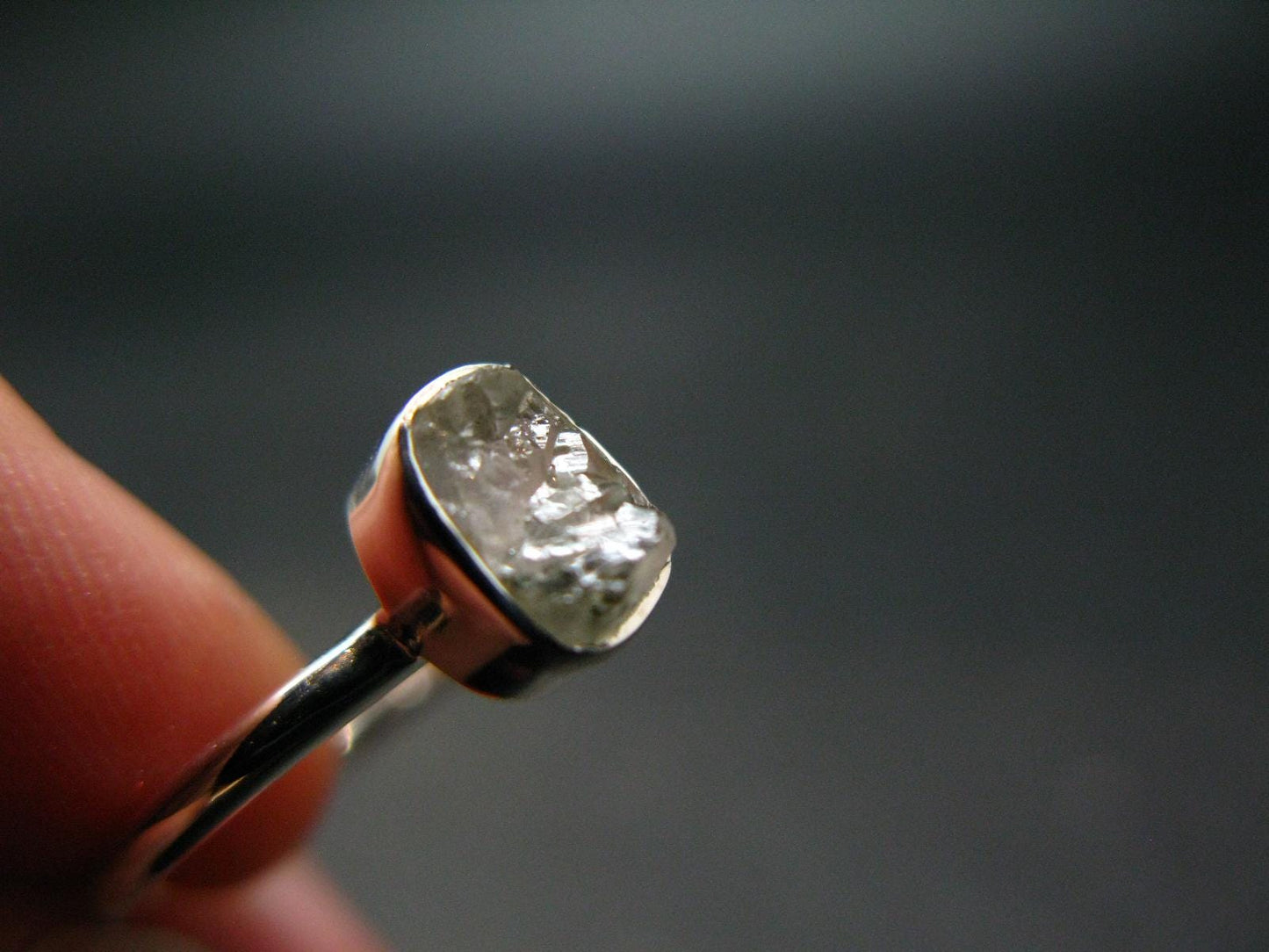 10.05 Carat Phenakite Phenacite Sterling Silver Size 7 Ring from Brazil