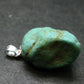 Genuine Turquoise Silver Pendant From Sleeping Beauty Arizona - 1.0" - 3.51 Grams