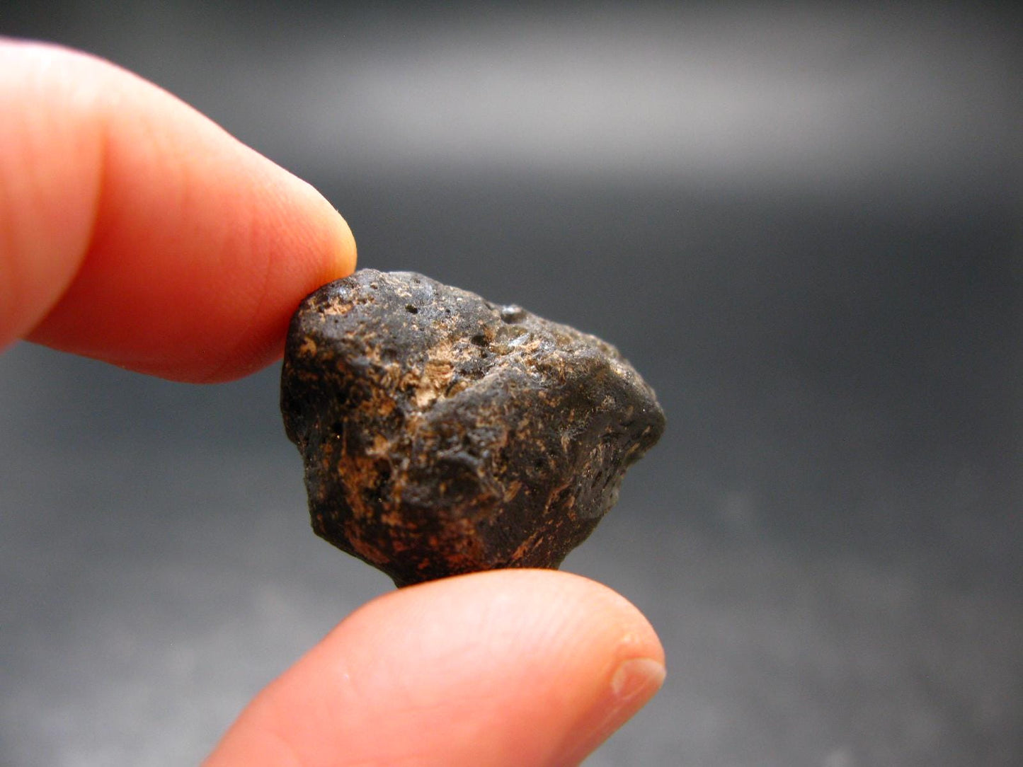 Meteor Splash Glass!! Fabulous Asymmetrical Rare Darwin Glass Tektite Pleistocene Piece From Australia - 0.8"