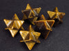 Lot of 5 Tiger Eye Tiger's - Eye Merkaba Merkabah from Africa