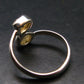 Rare Agni Gold Danburite Silver Ring From Tanzania - 2.41 Grams - size 9