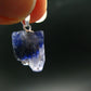 Tanzanite Pendant In Sterling Silver From Tanzania - 0.9" - 1.69 Grams