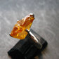 Fire Red Zincite Zinkite 925 Silver Ring from Poland - Size 7 - 4.61 Grams