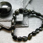 Goldsheen Obsidian Genuine Bracelet ~ 7 Inches ~ 10mm Tumbled Beads
