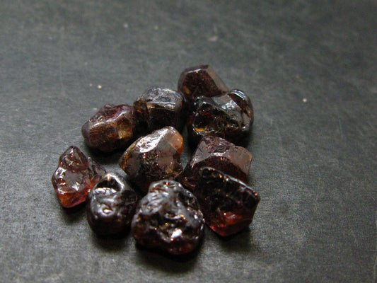 Lot of 10 Zircon Crystals From Tanzania - 10.16 Grams