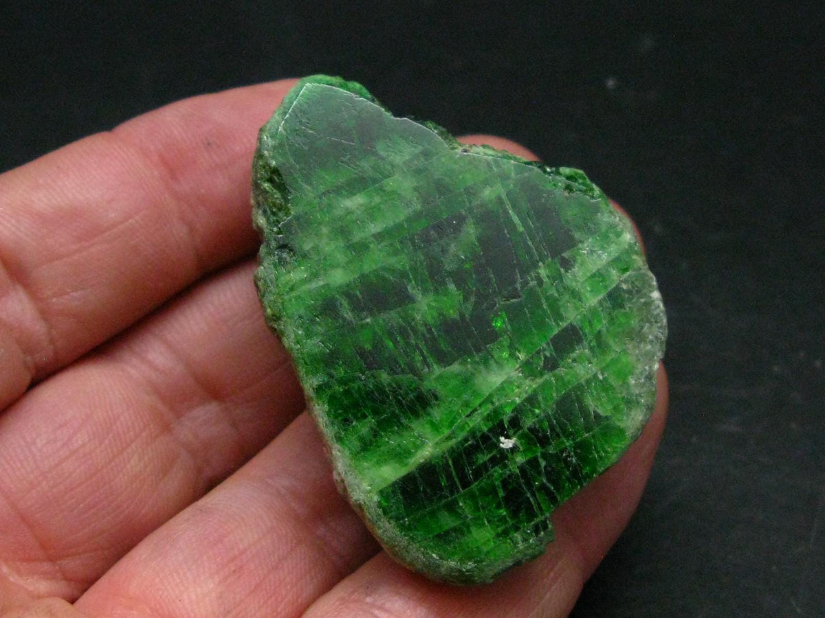 Chrome Diopside Polished Crystal From Russia - 2.0" - 49.80 Grams