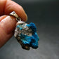 Cavansite Crystal Pendant In Sterling Silver From India - 1.3" - 4.42 Grams