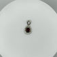 Ruby Teardrop Sterling Silver Pendant | July Birthstone