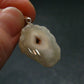 Anandalite Quartz Crystal Silver Pendant From India - 1.1" - 3.10 Grams