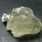 Hiddenite Green Gem Spodumene Silver Pendant Crystal From Brazil - 1.0" - 6.14 Grams