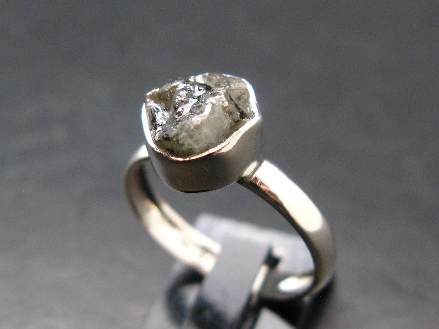 Phenakite Phenacite Crystal Silver Ring From Brazil - Size 7 - 2.09 Grams