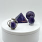 Charoite Sterling Silver Pendant – Oval Cabochon - 8.64 Grams