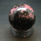 Pink Rhodonite Rodonite Sphere Ball From Canada - 1.5" - 123.74 Grams