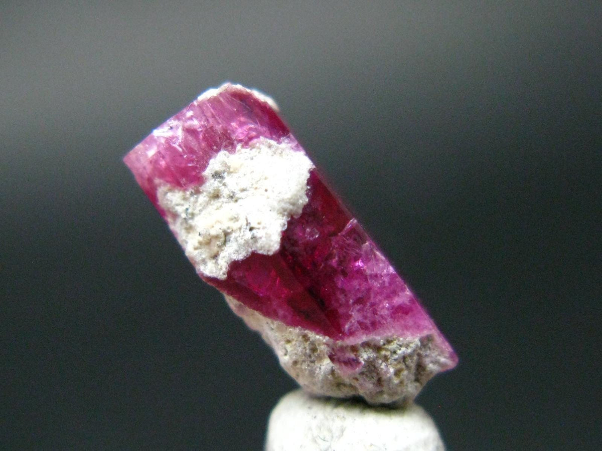 Nice Rare Gem Bixbite Red Emerald Beryl DT Crystal From Utah USA - 2.58 Carats