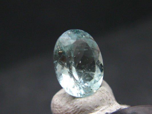 Gem Blue Amblygonite Cut Stone From Brazil - 1.71 Carats